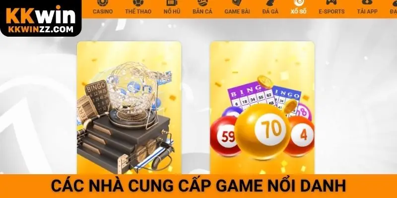 Các nhà cung cấp game nổi danh