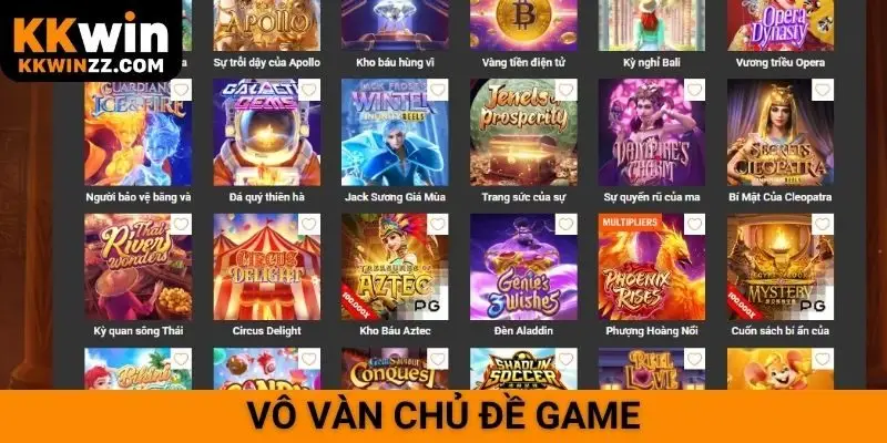 Vô vàn chủ đề game